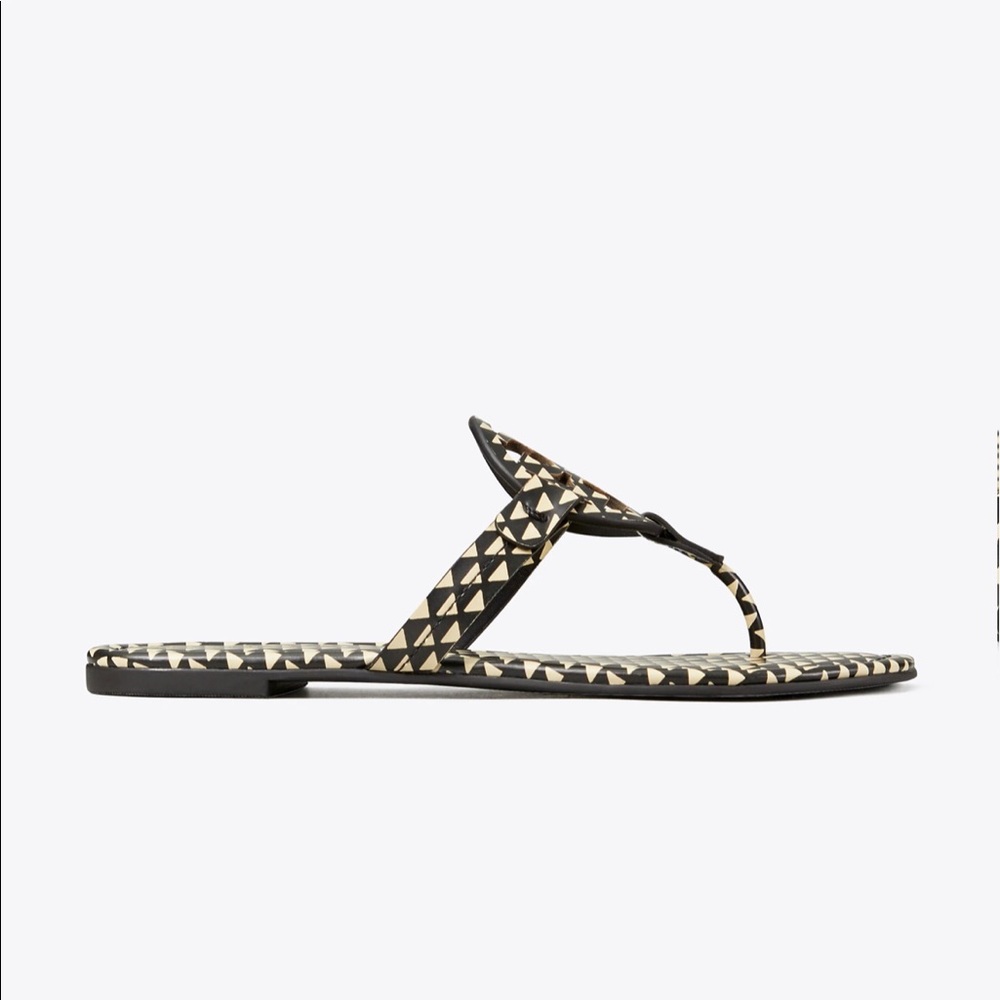 NIB Tory Burch Miller Triangle Geo Sandals - Picture 4 of 6